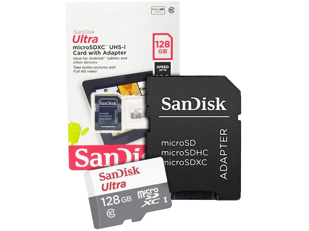 Carto De Memória Sandisk Box Ultra Micro SD KaBuM