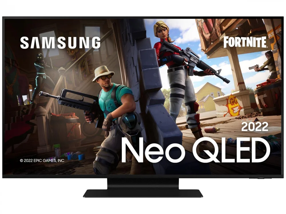 Smart TV NEO QLED Samsung 65 Polegadas 4K, 2022, Mini LED, Painel 120Hz, Processador Com IA - 65QN90B Smart TV NEO QLED Samsung 65 Polegadas 4K, 2022, Mini LED, Painel 120Hz, Processador Com IA - 65QN90B