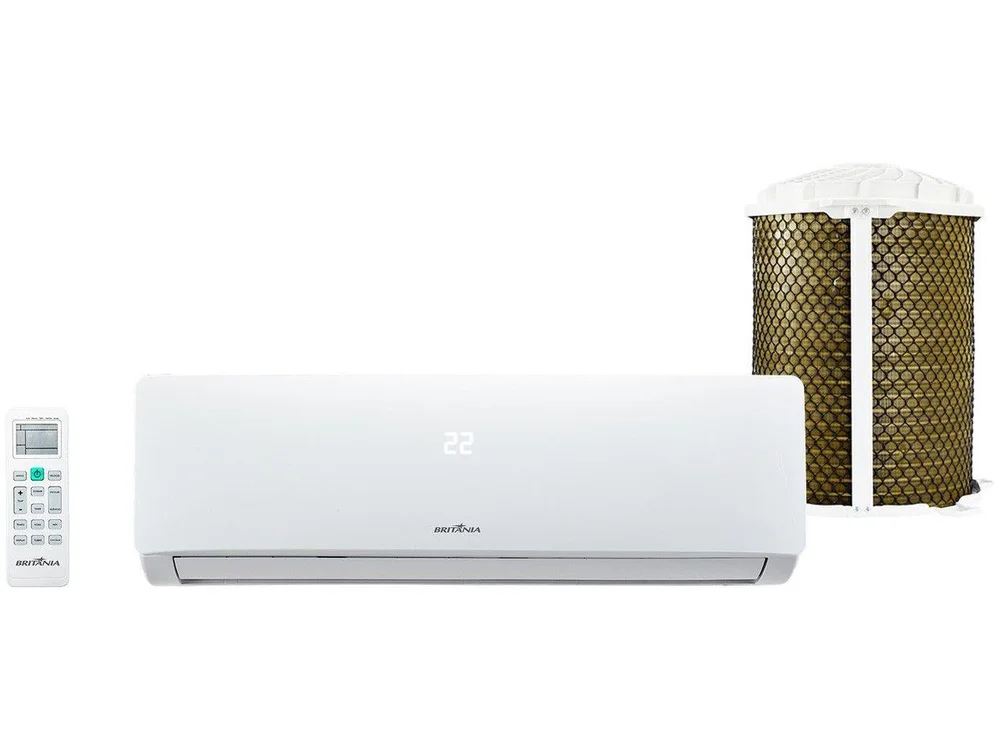 Ar Condicionado Split Hi Wall Britânia, 12000 Btu/h, Frio,220 Volts - BAC12000TFM12 Ar Condicionado Split Hi Wall Britânia, 12000 Btu/h, Frio,220 Volts - BAC12000TFM12