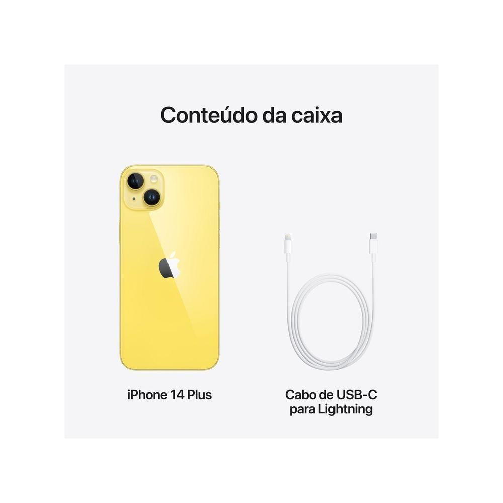 Apple iPhone 14 Plus 128GB Amarelo 6,7” 12MP iOS 5