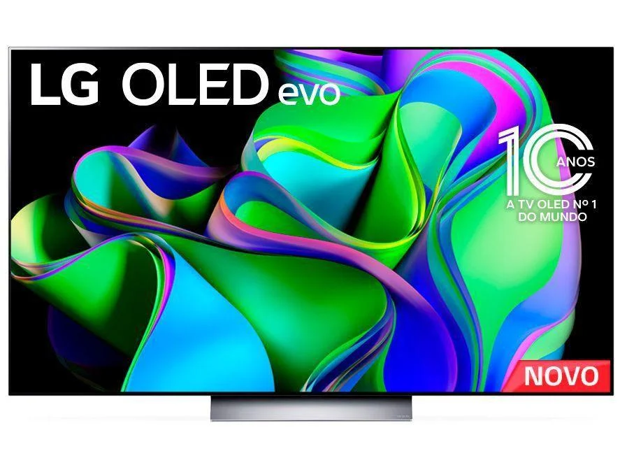 Smart Tv 77 Polegadas, OLED Evo 4K, 120Hz, Bluetooth, 4 HDMI, G-Sync, Freesync, Thinq Ai, Alexa, Google - Oled77c3psa Smart Tv 77 Polegadas, OLED Evo 4K, 120Hz, Bluetooth, 4 HDMI, G-Sync, Freesync, Thinq Ai, Alexa, Google - Oled77c3psa