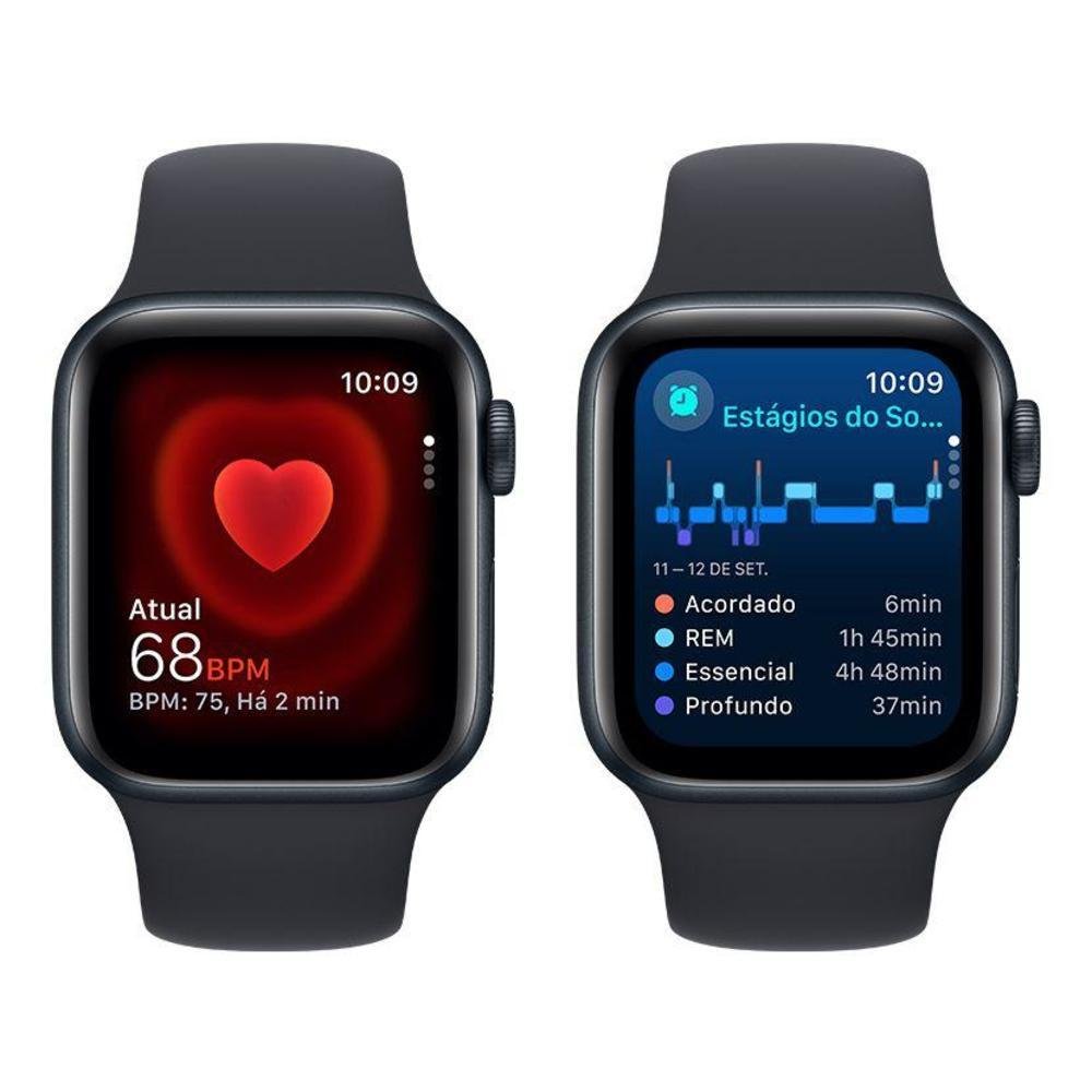 Apple Watch SE GPS Caixa Meia-noite de Alumínio 40