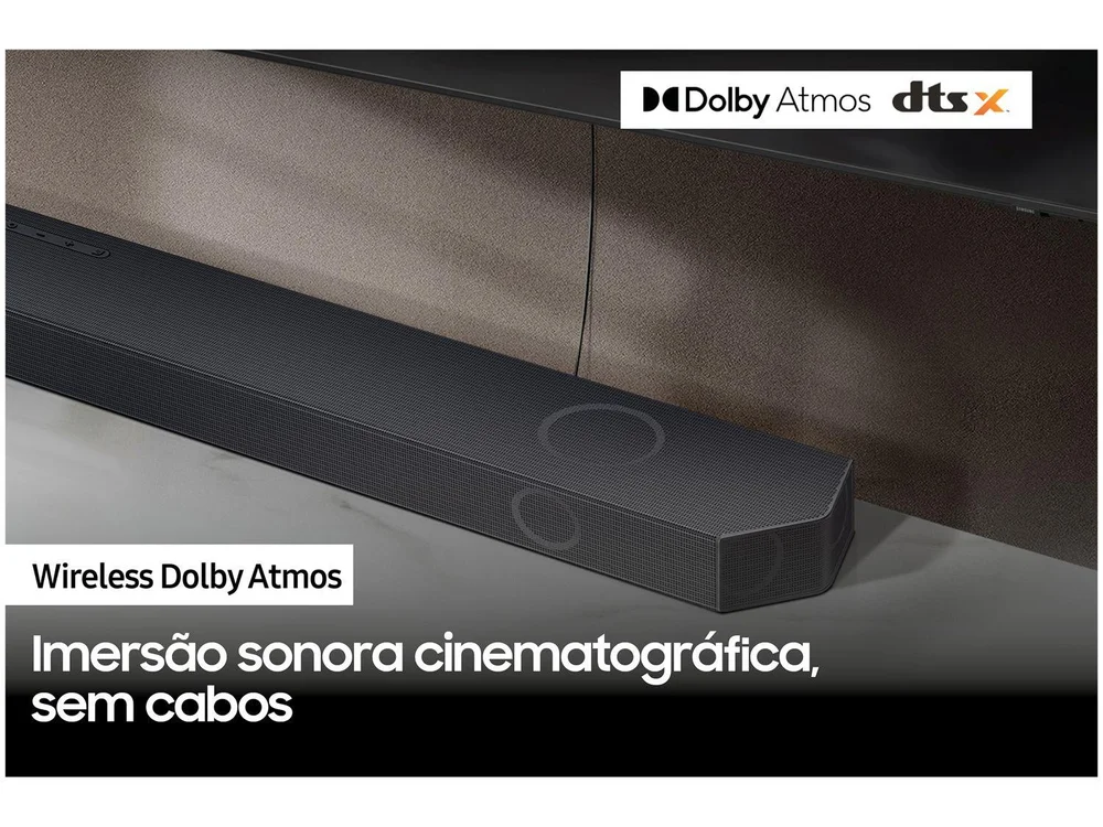 Soundbar Samsung, 656W, Wireless Dolby Atmos, Sincronia Sonora, Alexa Integrado , 9.1.4 Canais - HW-Q930C Soundbar Samsung, 656W, Wireless Dolby Atmos, Sincronia Sonora, Alexa Integrado , 9.1.4 Canais - HW-Q930C