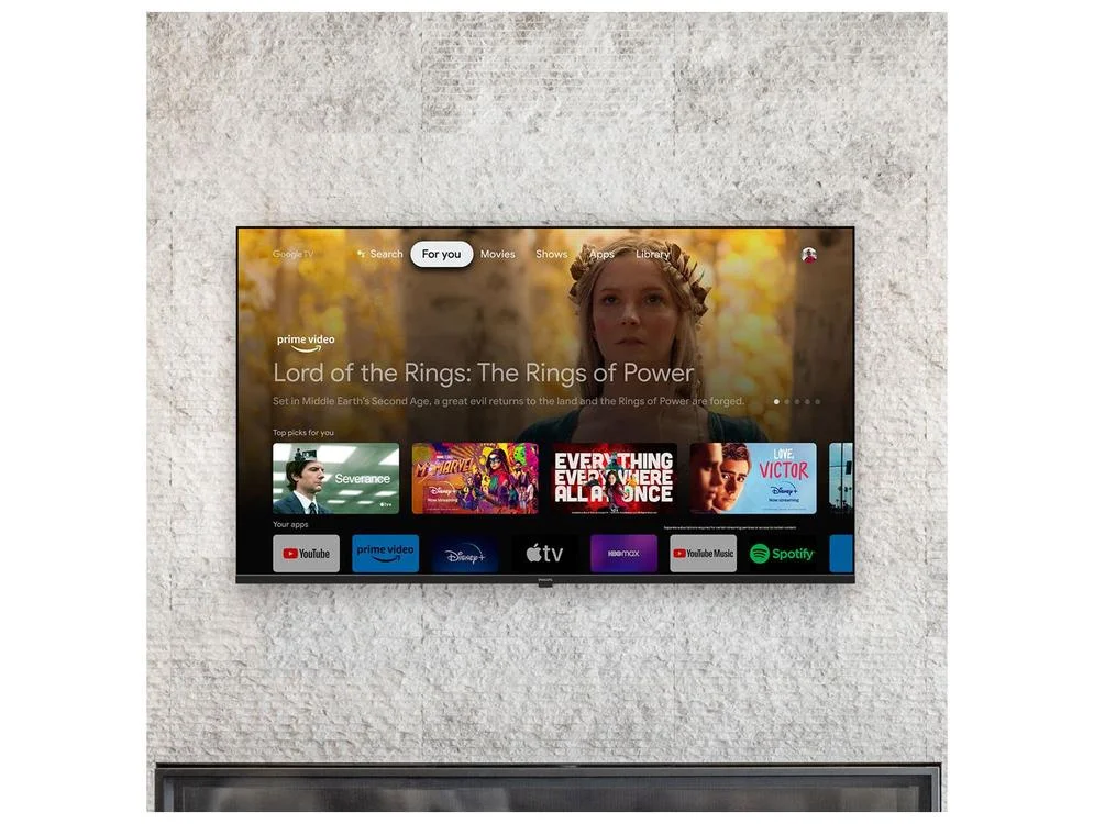 Smart TV 70"" Philips 4K UHD DLED 70PUG7019/78 Google TV Quad Core Google Assistente 3 HDMI - view 7