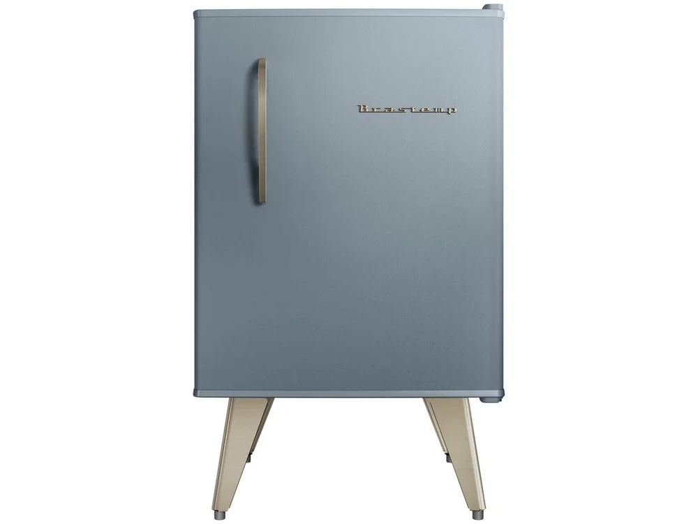 Frigobar Brastemp 76L Azul Retrô BRA08HW Frigobar Brastemp 76L Azul Retrô BRA08HW