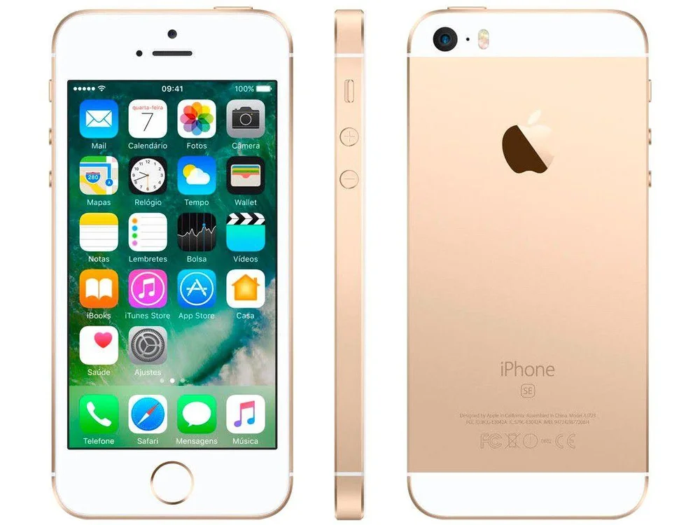 Apple iPhone SE ゴールド128GB 本体 iPhone SE Apple 128GB Dourado 4G Tela 4”