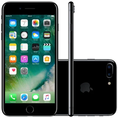iPhone 7 Plus Apple 128GB Preto Brilhante 4G