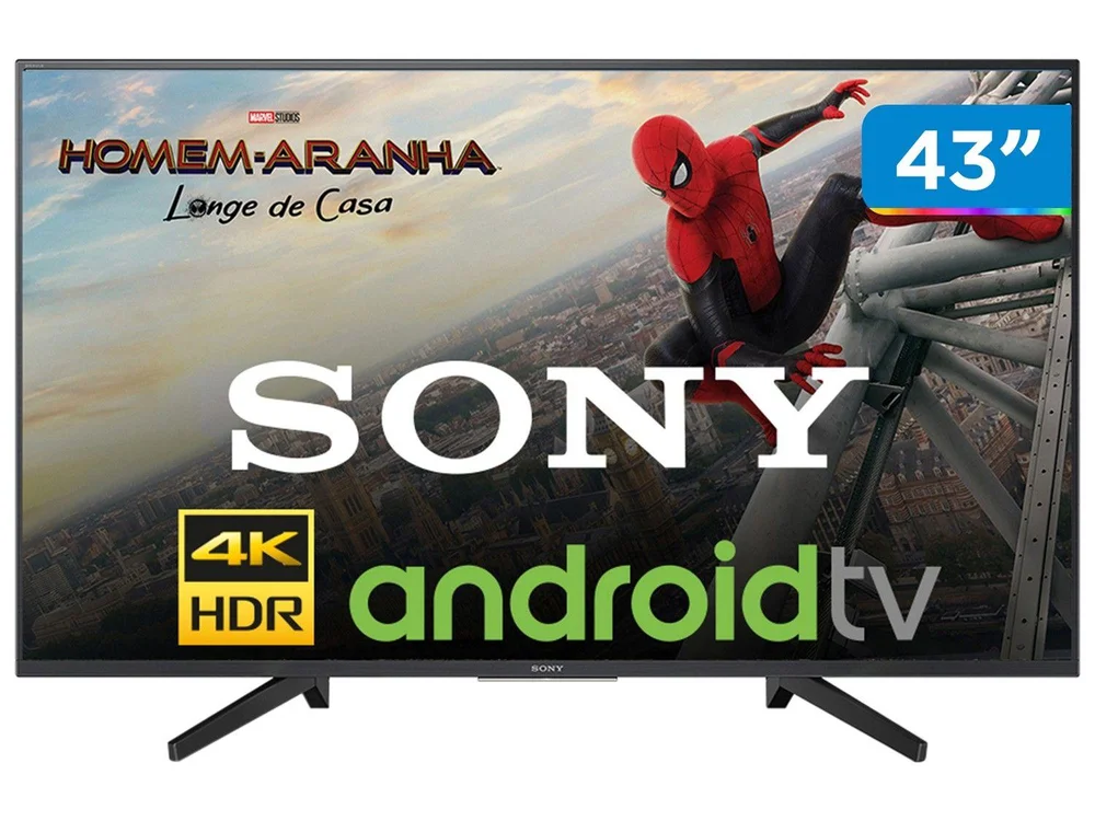 Smart TV 4K LED 43” Sony KD-43X705F Wi-Fi