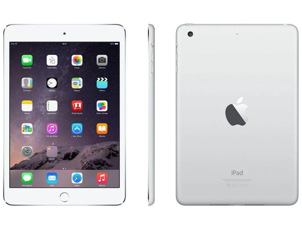 iPad mini3 Wi-Fi+Cellular 128GB ゴールド iPad Mini 3 Apple 128GB Dourado Tela 7,9”