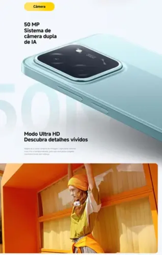 "Celular Xiaomi Poco C85 De 256b 8GB Ram De 6.9"" Camera 50mp 13mp - Verde (global)" - view 2