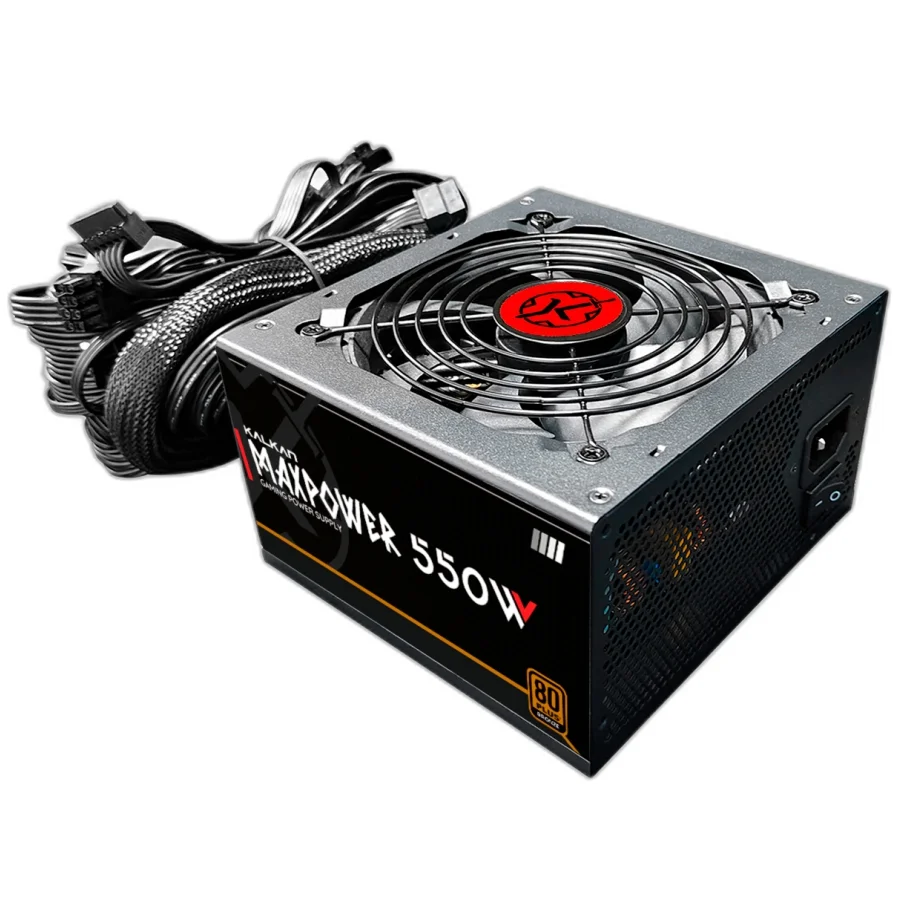 Fonte 550w 80 Plus Bronze Kalkan Maxpower, Atx 2.54, Black - Mp-0650w-b Fonte 550w 80 Plus Bronze Kalkan Maxpower, Atx 2.54, Black - Mp-0650w-b