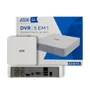 Dvr 5 Em 1 Gravador Digital Híbrido 4 Canais 1080p Bivolt Para Monitoramento De Segurança 12v