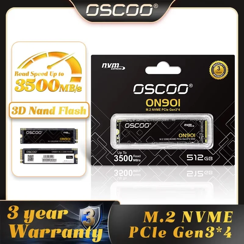 Ssd Oscoo ON900 512gb Nvme M.2 2280 (pcie 3.0x4) Ultra Rápido Ssd Oscoo ON900 512gb Nvme M.2 2280 (pcie 3.0x4) Ultra Rápido