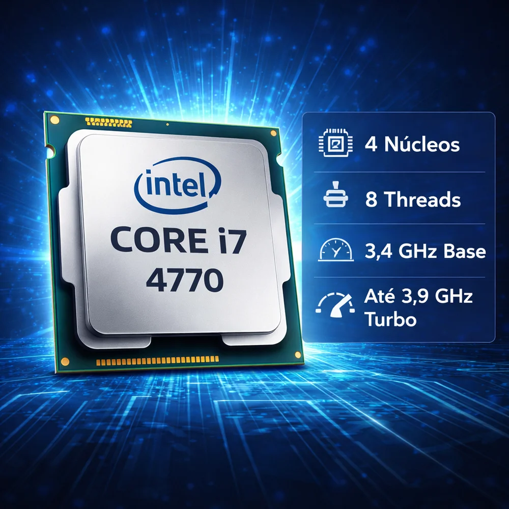 PC Gamer Intel I7 de 4º c/ SSD 240GB, Ram 16GB e Wi-Fi - view 4