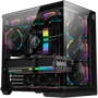 Gabinete Kalkan Skye Preto Aquário Klk00041