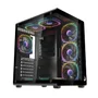 Gabinete Gamer Rise Mode Galaxy Glass X Mid Tower Vidro Temperado USB 3.0 S/ Fan Preto RM-GA-GGX-FB