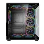 Gabinete Gamer Rise Mode Galaxy Glass X Mid Tower Vidro Temperado USB 3.0 S/ Fan Preto RM-GA-GGX-FB