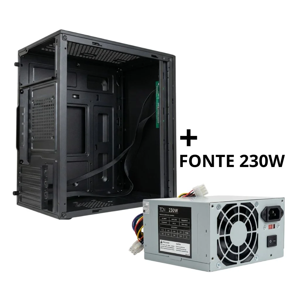 Gabinete Office Tcn Com Fonte 230w - Preto