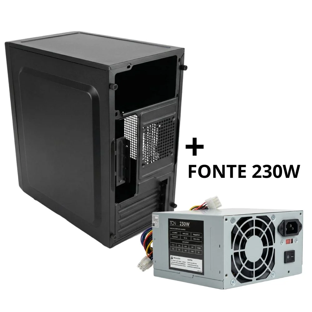 Gabinete Office Tcn Com Fonte 230w - Preto