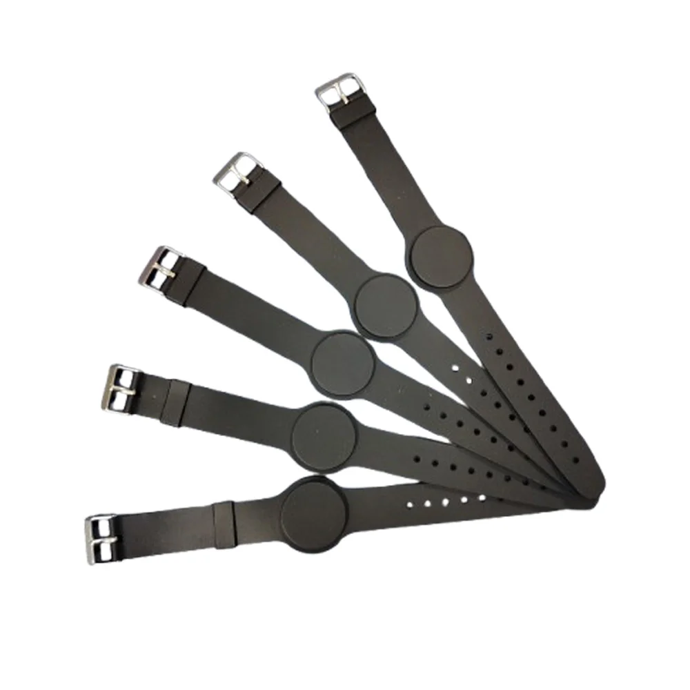 Pulseira Rfid 125 Khz Silicone Ajustável - 10 Unidades