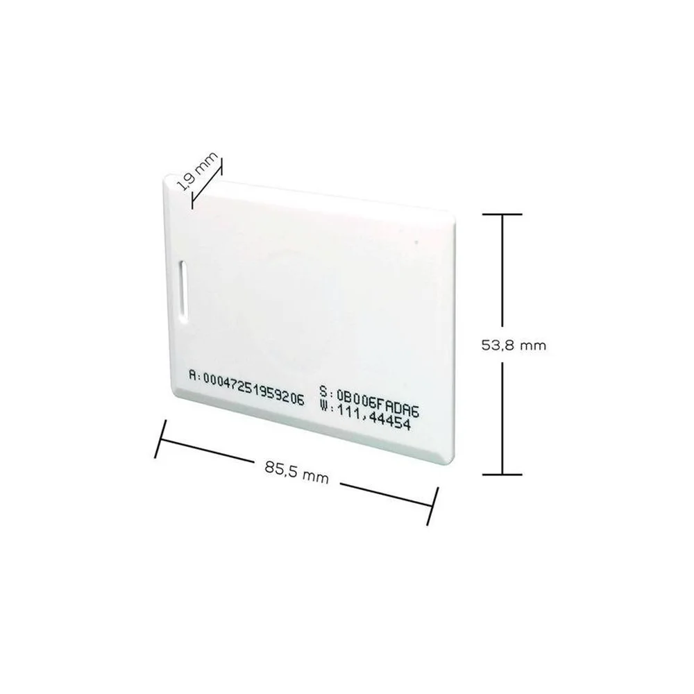 Crachá Clamshell Rfid 125 Khz Aws - 100 Unidades