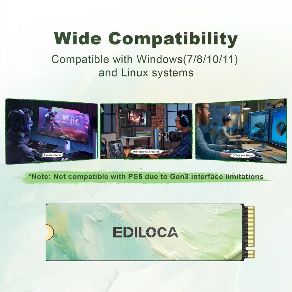 Unidade De Estado Sólido Ediloca Ssd 256gb Nvme M2 Velocidade Insana Unidade De Estado Sólido Ediloca Ssd 256gb Nvme M2 Velocidade Insana