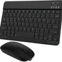 Teclado E Mouse Bluetooth Recarregável P/ Tablet E Celular