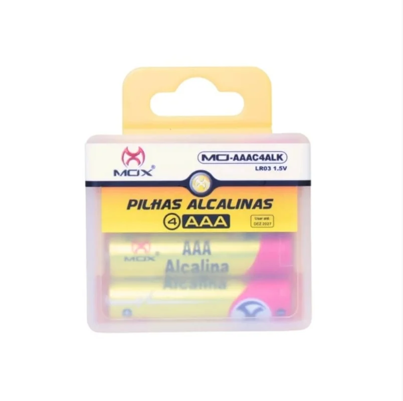 Pilha Alcalinas Aaa Mo-aaac4alk Mox (4 Unidades)