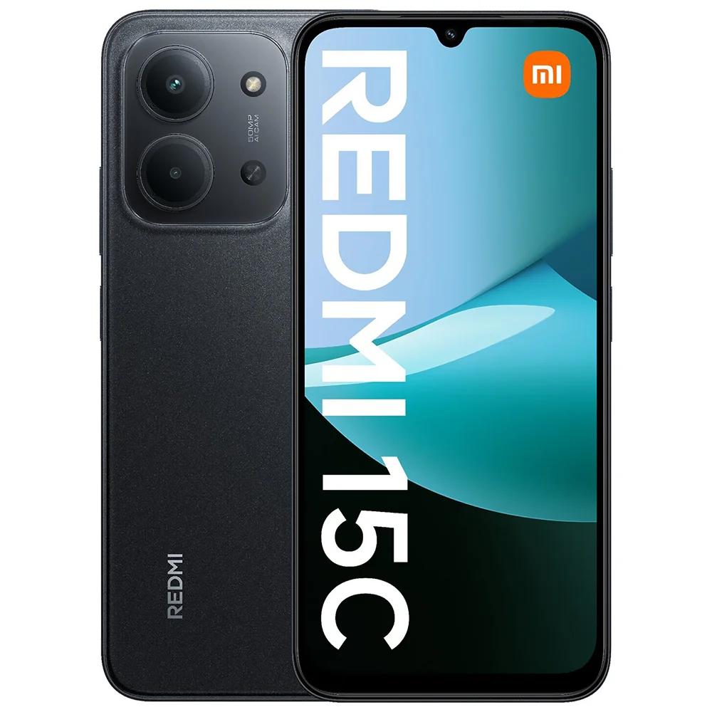 "Celular Xiaomi Redmi 15c Dual Sim De 256gb 4gb Ram De 6.9"" 50mp 8mp - Mindnight Black"