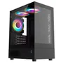 Gabinete Gamer Crypton Quasar, 3 Fans RGB, 4 Slots, Vidro Temperado, Preto - Cpt-quasar-2024