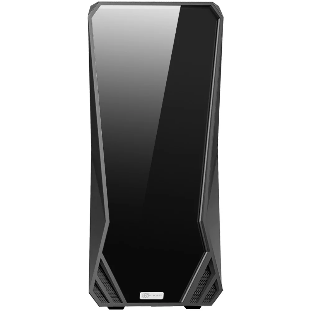 Gabinete Gamer Kalkan Husk Lite S/fan S/fonte Micro-atx Vidro Temperado Preto - Klk00070