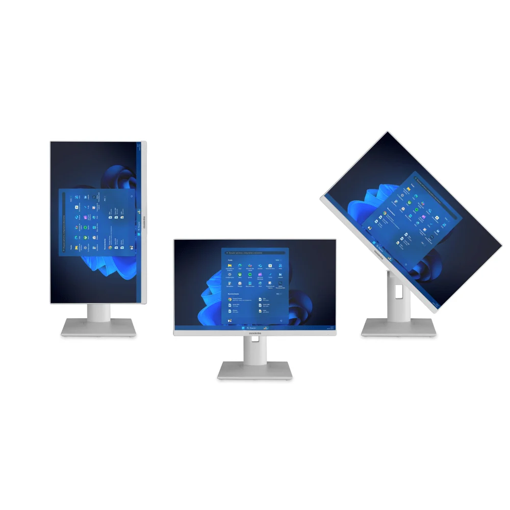 "Computador All In One Concórdia Core i3 14100 16gb Ddr5  SSD 512gb 23.8"" Full Hd  Webcam Wifi Freedos Branco" em Campinas - foto 3