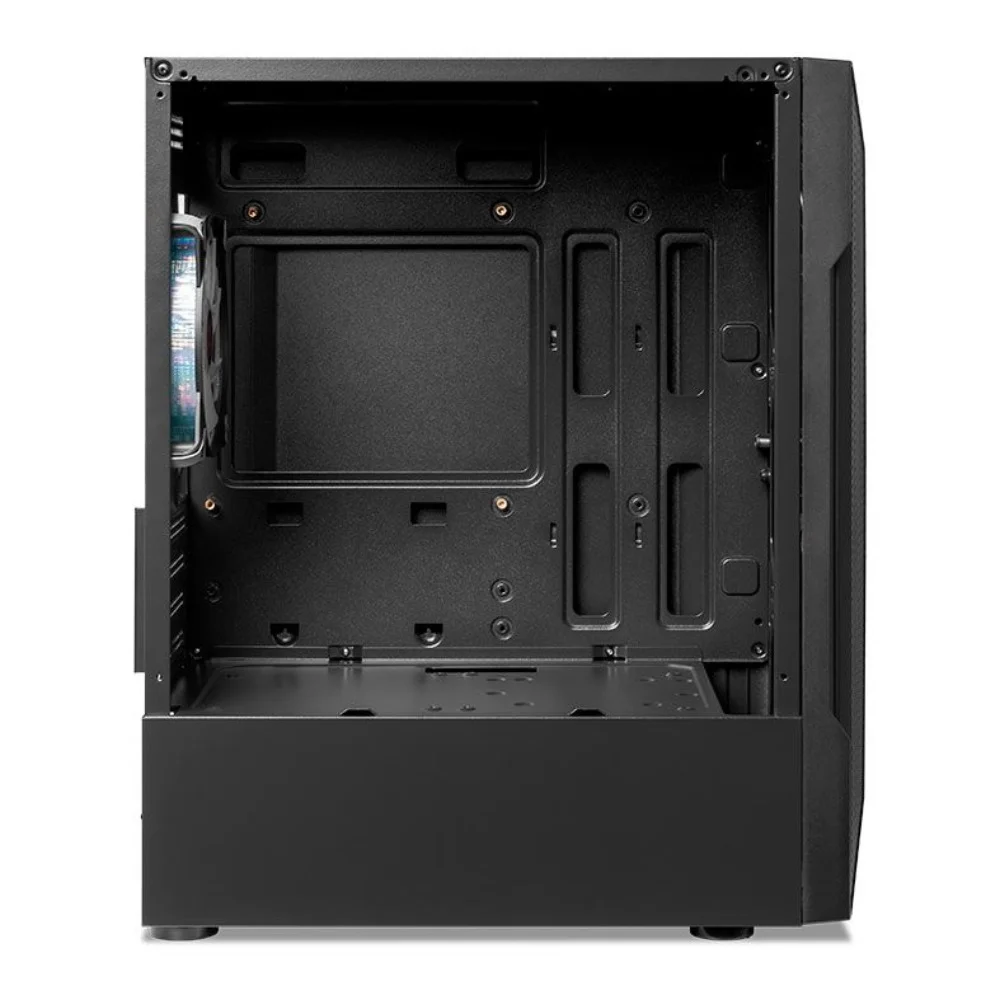 Gabinete Gamer Tgt Skylancer V2 1 Fan S/fonte Midtower Lateral De Vidro Preto - Tgt-sklv2-bk-1f
