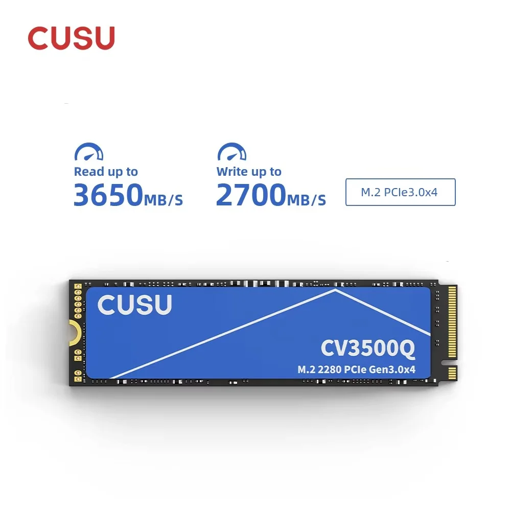 SSD Nvme 256gb Cusu - 3500mb/s (mais Veloz Que Sata!) SSD Nvme 256gb Cusu - 3500mb/s (mais Veloz Que Sata!)