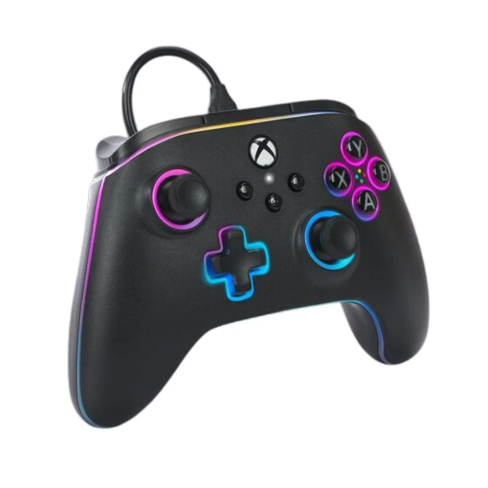 Controle Com Fio Com LED Para XBOX Series X|s Preto Xbg-p0140-01r Power A