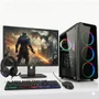 PC Gamer Competo 3green Levelup, Amd Ryzen 5, Radeon Rx 560, 16gb Ddr4, SSD 512gb, Monitor 24" 100hz