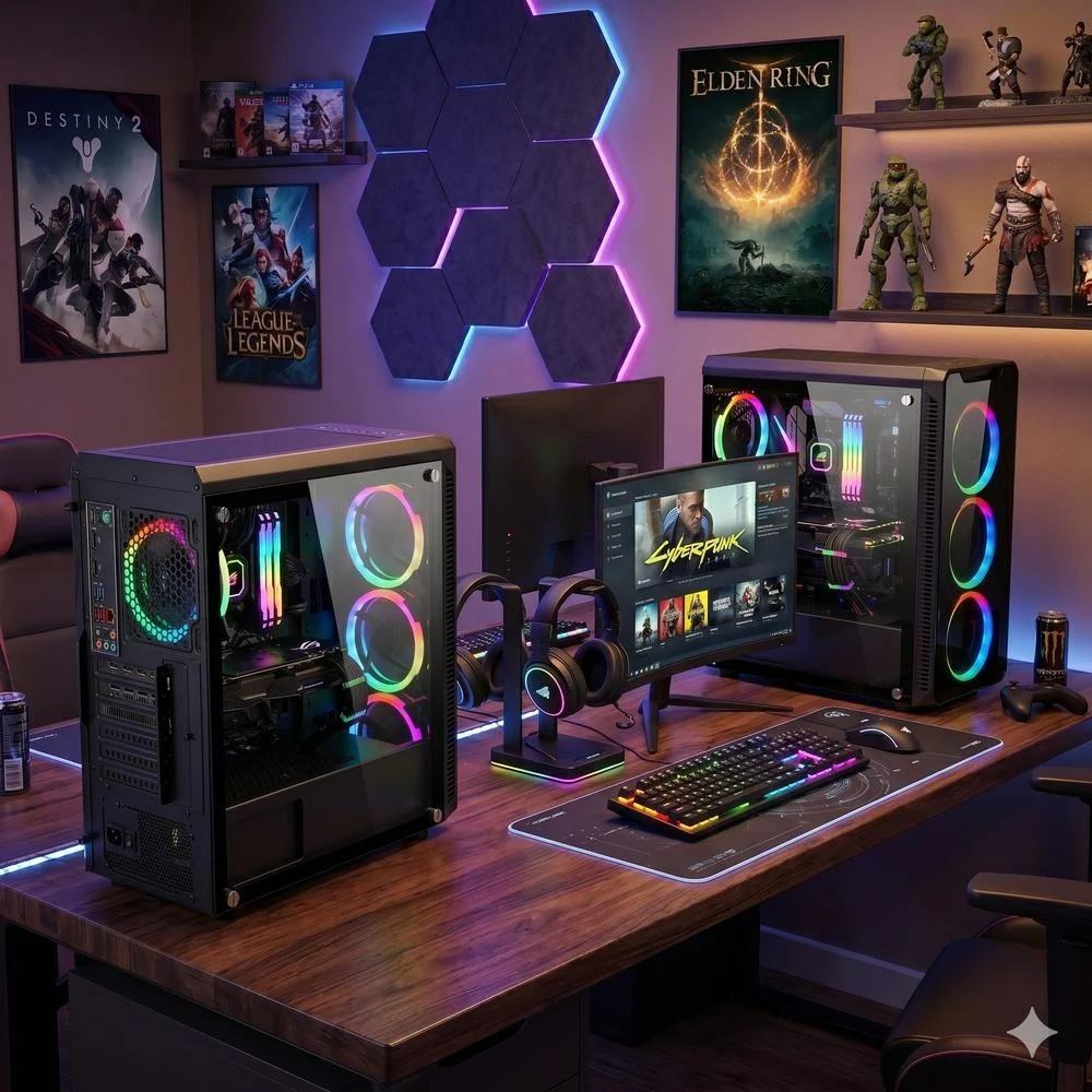 PC Gamer Competo 3green Levelup, Amd Ryzen 5, Radeon Rx 560, 16gb Ddr4, SSD 512gb, - view 3