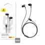 Fone De Ouvido Com Fio Usb-c Com Microfone Baseus Encok Cz1 Preto