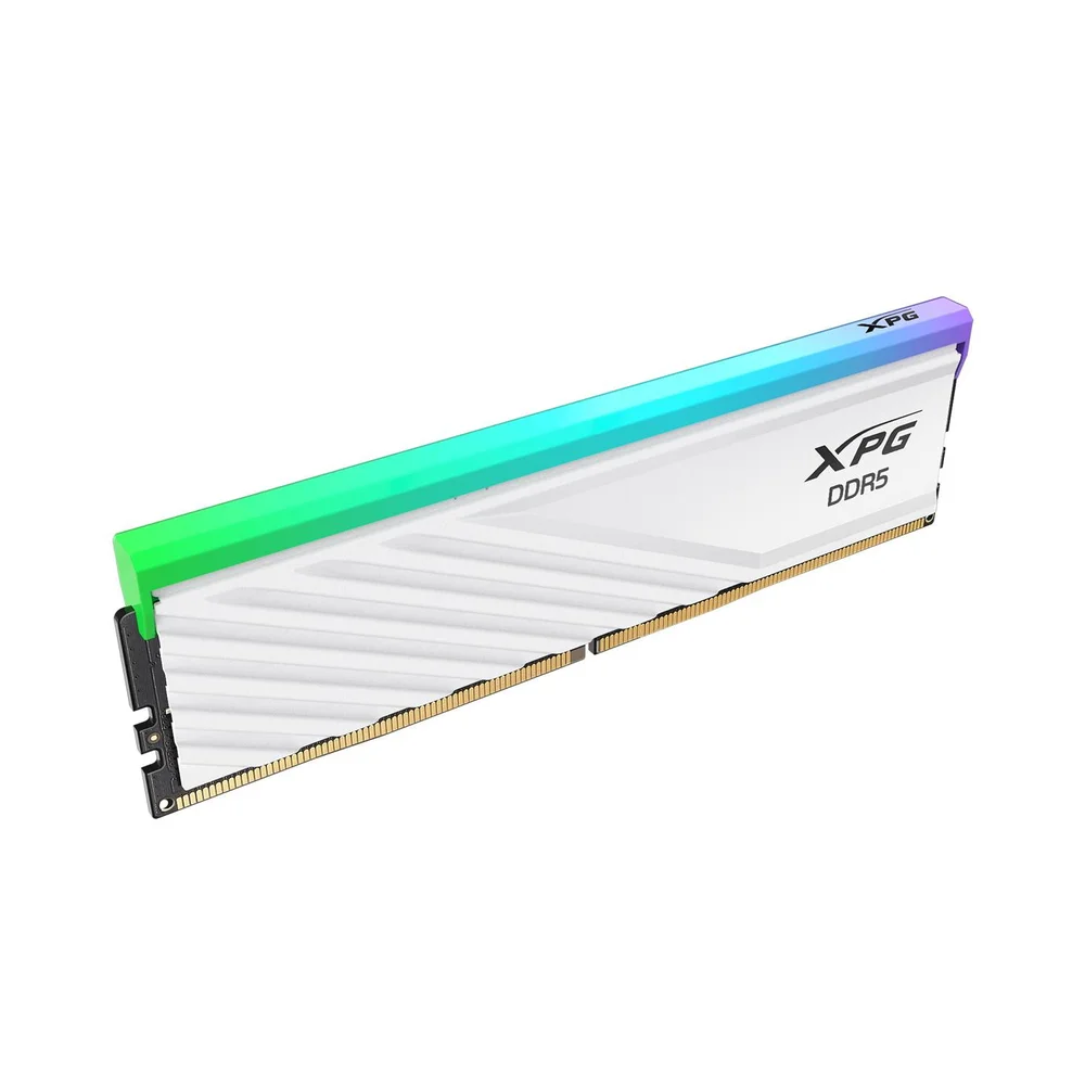 Memória Xpg Lancer Blade RGB Wh, 16gb Ddr5, 5600mhz, Cl46, Ax5u5600c4616g-slabrwh Memória Xpg Lancer Blade RGB Wh, 16gb Ddr5, 5600mhz, Cl46, Ax5u5600c4616g-slabrwh