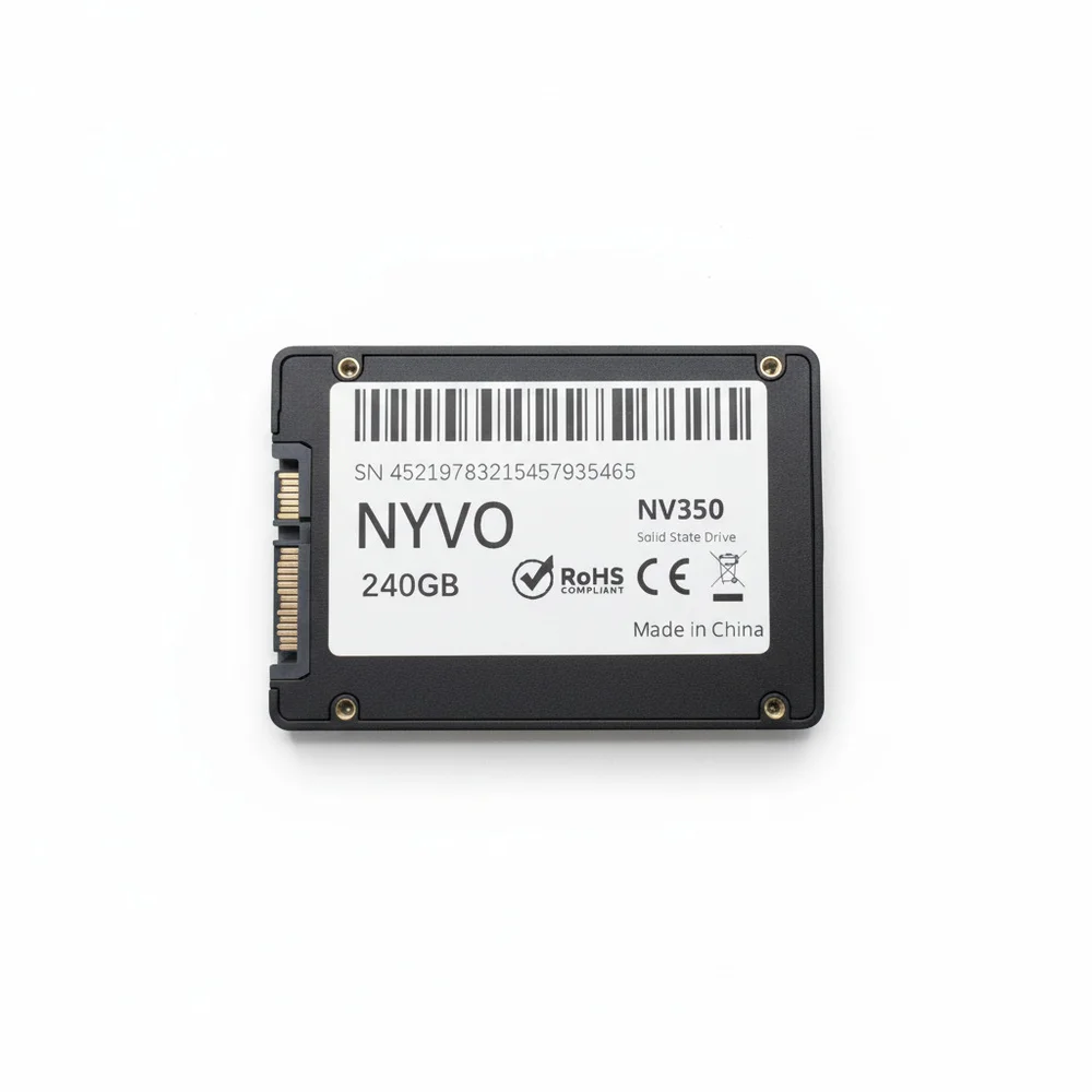 SSD Nyvo 240GB 2,5" Sata Iii 7mm Leitura 550 Mb/s Escrita 520 Mb/s Nv350550240g SSD Nyvo 240GB 2,5" Sata Iii 7mm Leitura 550 Mb/s Escrita 520 Mb/s Nv350550240g