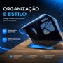 Gabinete Gamer Micro Atx Itx Vidro Temperado Duplo Usb 3.0 Suporte Watercooler 240mm Delta-faerie Dragon Gm
