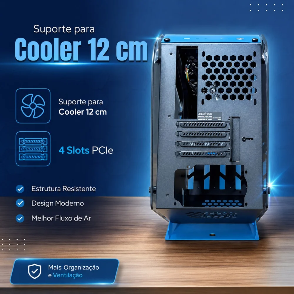 Gabinete Gamer Micro Atx Itx Vidro Temperado Duplo Usb 3.0 Suporte Watercooler 240mm Delta-faerie Dragon Gm Gabinete Gamer Micro Atx Itx Vidro Temperado Duplo Usb 3.0 Suporte Watercooler 240mm Delta-faerie Dragon Gm