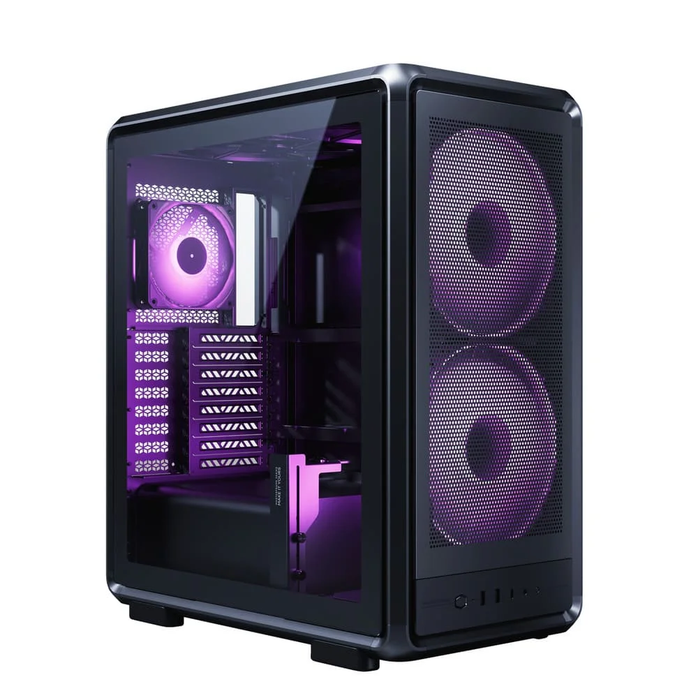 Gabinete Cooler Master Masterframe 500 Mesh-aRGB Black Mf500m-khnn-s01 Gabinete Cooler Master Masterframe 500 Mesh-aRGB Black Mf500m-khnn-s01