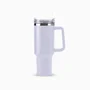 Copo Térmico Grande 1200 Ml Canudo Parede Dupla - Branco