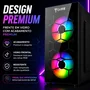 Gabinete Gamer Kaesar Clanm Micro Atx Vidro Frontal RGB
