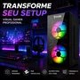 Gabinete Gamer Kaesar Clanm Micro Atx Vidro Frontal RGB