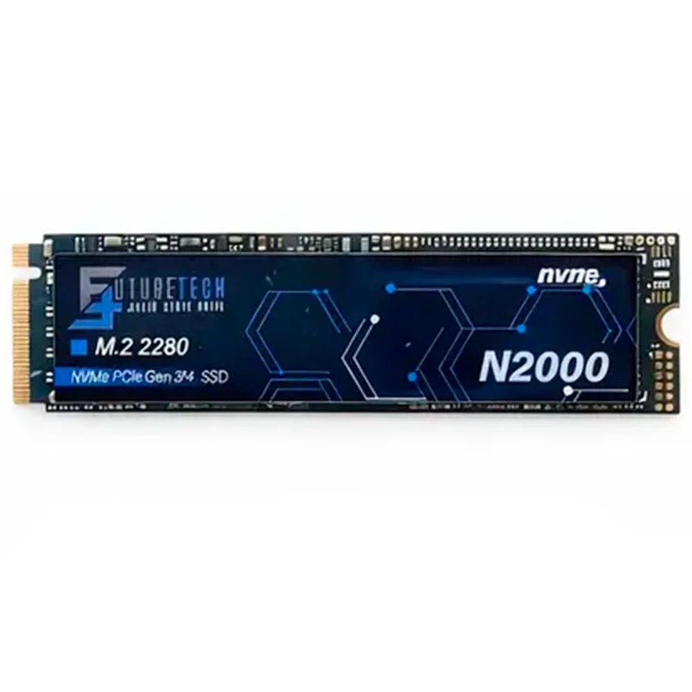 SSD Nvme Futuretech N2000 256gb, M.2 2280, PCie 3.0, Leitura Até 3200mb/s E Gravação 2000mb/s, Alta Velocidade, N2000-256 SSD Nvme Futuretech N2000 256gb, M.2 2280, PCie 3.0, Leitura Até 3200mb/s E Gravação 2000mb/s, Alta Velocidade, N2000-256