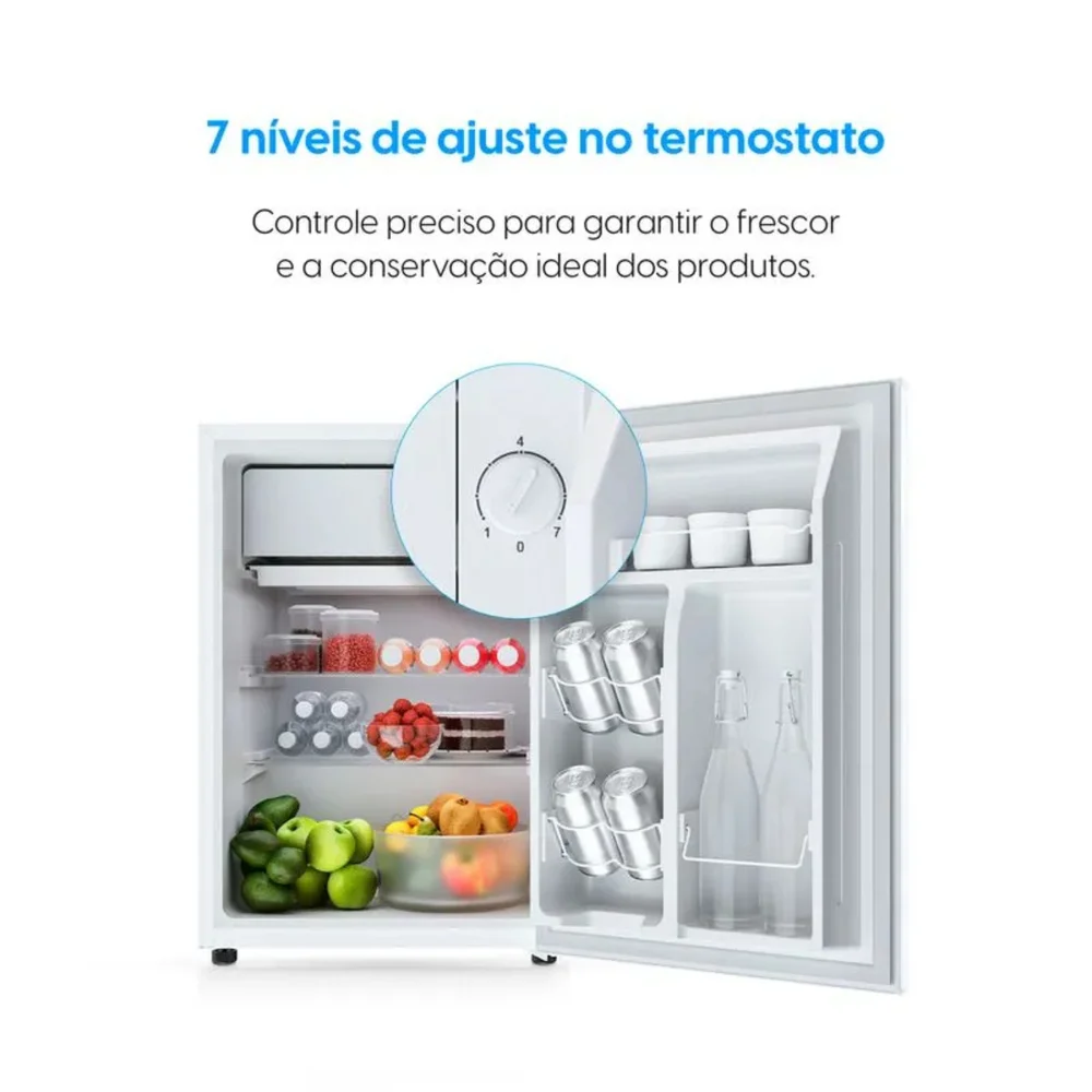Frigobar 93 Litros Elgin Branco 220v R600a Porta Reversivel Frigobar 93 Litros Elgin Branco 220v R600a Porta Reversivel