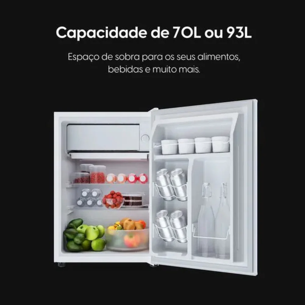 Frigobar 93 Litros Elgin Branco 220v R600a Porta Reversivel Frigobar 93 Litros Elgin Branco 220v R600a Porta Reversivel
