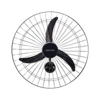 Ventilador De Parede Ventisol Oscilante, 60cm, 3 Pás, 200W, Bivolt, Preto